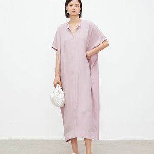 CHICJOC Women 30MM crepe silk casual reversible loose-fit maxi dress